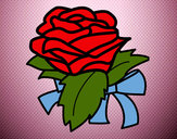 Dibujo Rosa, flor pintado por Diamond