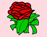 Dibujo Rosa, flor pintado por yessmeli13