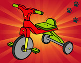 Dibujo Triciclo infantil pintado por LolaC