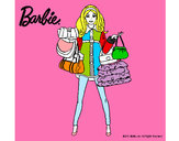 Dibujo Barbie de compras pintado por ecijano