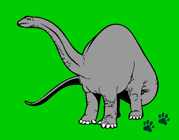 Dibujo Braquiosaurio II pintado por xene6