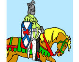 Dibujo Caballero a caballo pintado por patrihoro