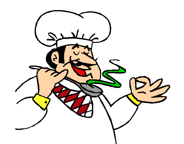 Dibujo Chef degustando pintado por javierachi