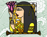 Dibujo Cleopatra pintado por Herm