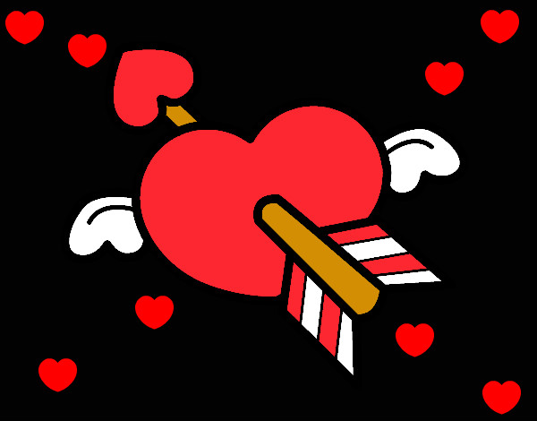 Dibujo de Corazón de San Valentín pintado por Dacota en Dibujos net el día a las