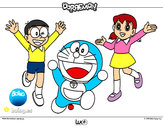 Dibujo Doraemon y amigos pintado por ERICAH