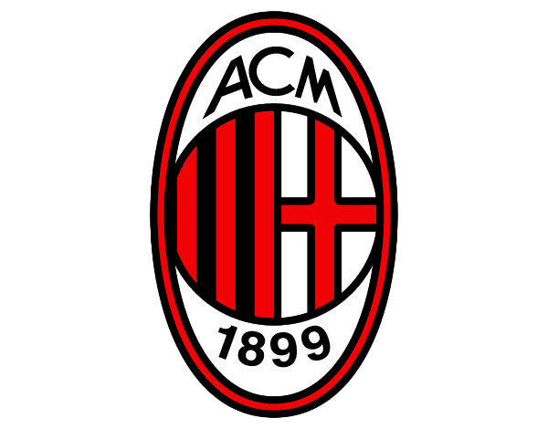Dibujo Escudo del AC Milan pintado por Dibujante9