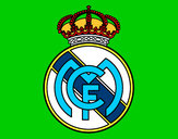 Dibujo Escudo del Real Madrid C.F. pintado por napito