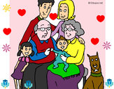 Dibujo Familia pintado por DULCESITHA
