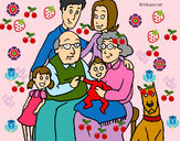 Dibujo Familia pintado por ironx741