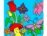 Dibujo Fauna y flora pintado por brendasosa