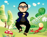 Dibujo Gangnam Style pintado por DiamondIre