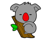 Dibujo Koala bebé pintado por yenny29