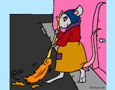 Dibujo La ratita presumida 1 pintado por camilac