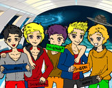Dibujo Los chicos de One Direction pintado por LIBARDO