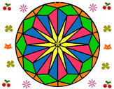 Dibujo Mandala 42 pintado por yamomile