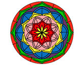 Dibujo Mandala 6 pintado por lobillo203