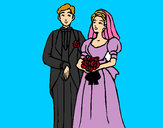 Dibujo Marido y mujer III pintado por mansana