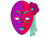 Dibujo Máscara italiana pintado por lilima