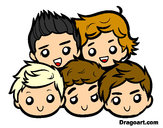 Dibujo One Direction 2 pintado por Frekoo