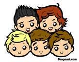 Dibujo One Direction 2 pintado por Samanthita
