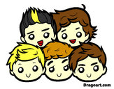 Dibujo One Direction 2 pintado por yani901 