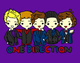 Dibujo One direction pintado por yani901 