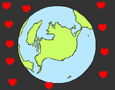 Dibujo Planeta Tierra pintado por noabuisan