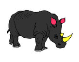 Dibujo Rinoceronte 3 pintado por sonicoblue