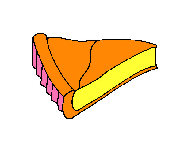 Dibujo Tarta de queso pintado por davitd