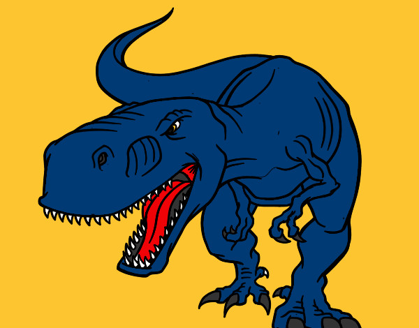 Dibujo Tiranosaurio Rex enfadado pintado por 131618