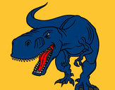 Dibujo Tiranosaurio Rex enfadado pintado por 131618