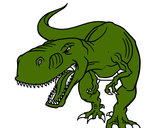 Dibujo Tiranosaurio Rex enfadado pintado por WilliansVA