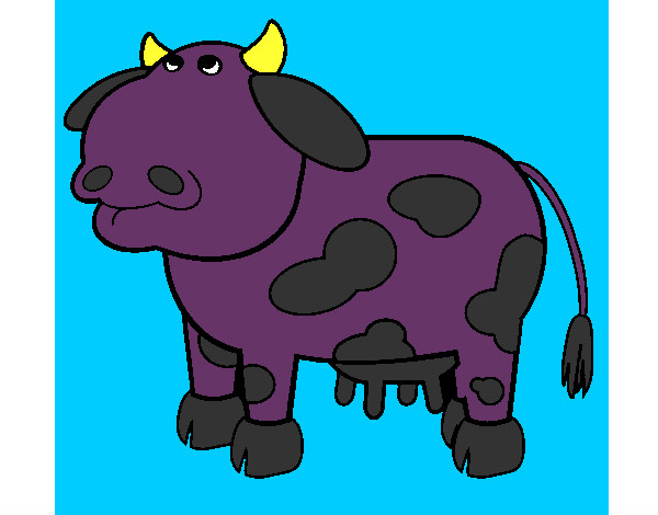 Dibujo Vaca pensativa pintado por Pabloyrebe