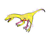 Dibujo Velociraptor II 1 pintado por kevinmat