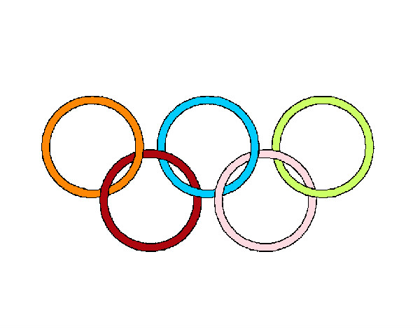 Dibujo Anillas de los juegos olimpícos pintado por sheylahd