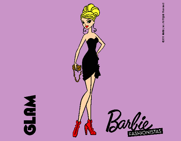 Dibujo Barbie Fashionista 5 pintado por fernanda2