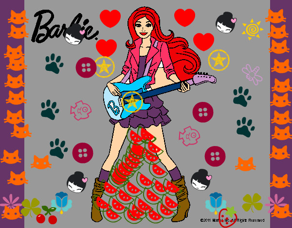 Barbie guitarrista