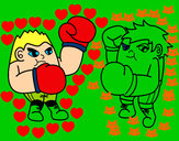 Dibujo Combate de boxeo pintado por enrique123
