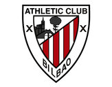 Dibujo Escudo del Athletic Club de Bilbao pintado por obeniels