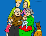 Dibujo Familia pintado por fernanda2