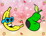 Dibujo Frutas locas pintado por FELIZ1