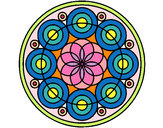 Dibujo Mandala 35 pintado por natany