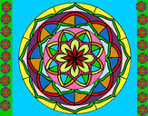 Dibujo Mandala 6 pintado por puchungas