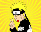 Dibujo Naruto sacando lengua pintado por finncat
