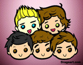 Dibujo One Direction 2 pintado por abregu