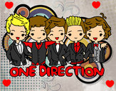 Dibujo One direction pintado por martaj