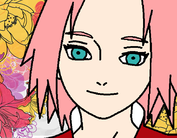 Dibujo Sakura Haruno red pintado por Andy_owo