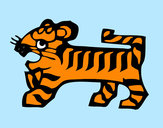 Dibujo Signo del Tigre pintado por hapiest