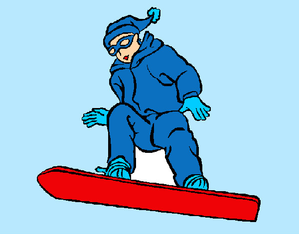 Dibujo Snowboard pintado por wotiiinti